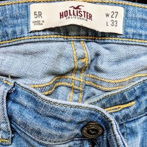 Hollister jeans, distressed look. Sz 5